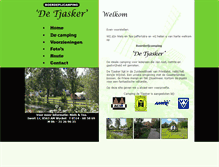 Tablet Screenshot of campingdetjasker.nl